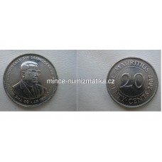 20 Cents 2007 RL - Mauritius